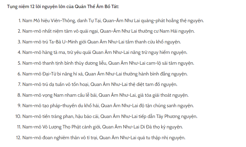 tụng kinh ngày mẹ quan âm